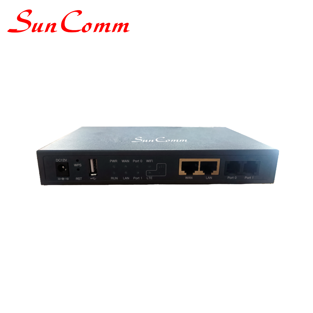 SC-211-WA4G 4G LTE VoIP Gateway with FXS FXO Ports and SIM Card | SunComm